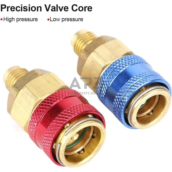 Oro kondicionierių R134A jungtys (varinės) 1/4" su išoriniu sriegiu 2vnt. 3 Oro kondicionierių R134A jungtys (varinės) 1/4" su išoriniu sriegiu 2vnt. 3