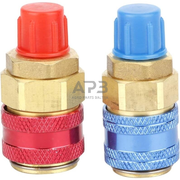 Oro kondicionierių R134A jungtys (varinės) 1/4" su išoriniu sriegiu 2vnt. Oro kondicionierių R134A jungtys (varinės) 1/4" su išoriniu sriegiu 2vnt.