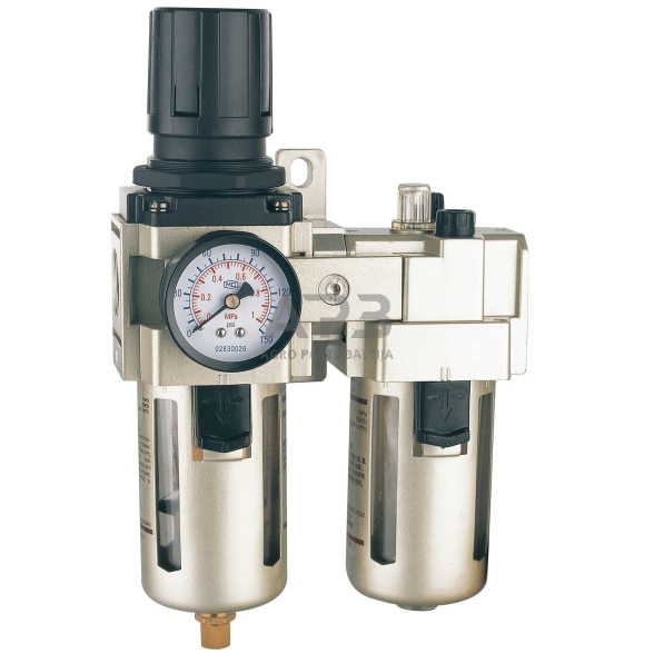 Oro srauto reguliatorius 1/2" su filtru ir tepaline Oro srauto reguliatorius 1/2" su filtru ir tepaline