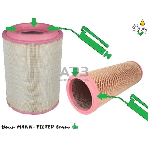 Oro filtras MANN-FILTER CF181902 2