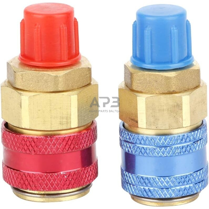 Oro kondicionierių R134A jungtys (varinės) 1/4" su išoriniu sriegiu 2vnt. Oro kondicionierių R134A jungtys (varinės) 1/4" su išoriniu sriegiu 2vnt.