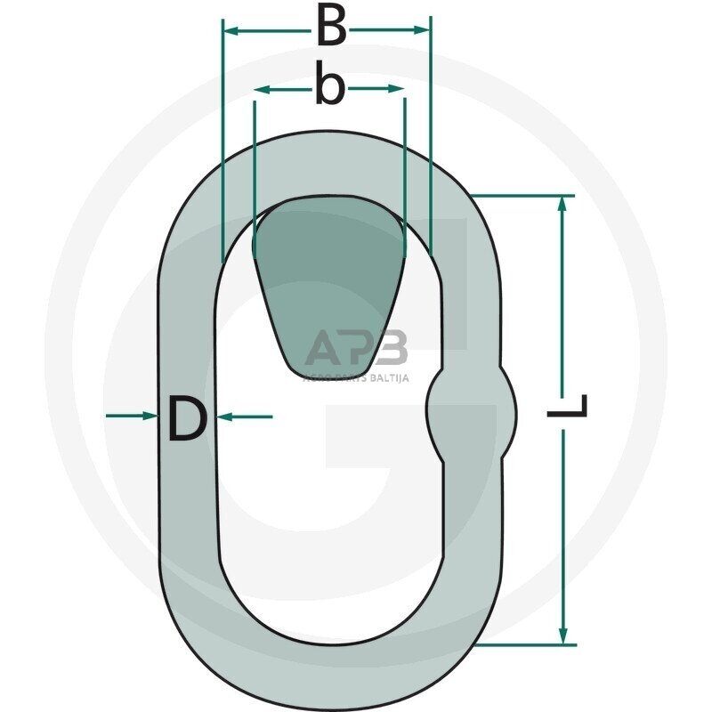 Ovalo formos kilpa 460WM016 1