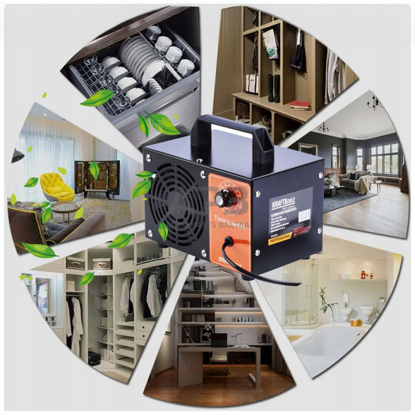 Ozono generatorius / ozonatorius 28g/h 150W su filtru 12 Ozono generatorius / ozonatorius 28g/h 150W su filtru 12