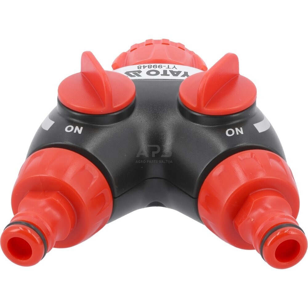 Paskirstytojas trišakis čiaupui-laistymo žarnai 3/4" - 1" 2