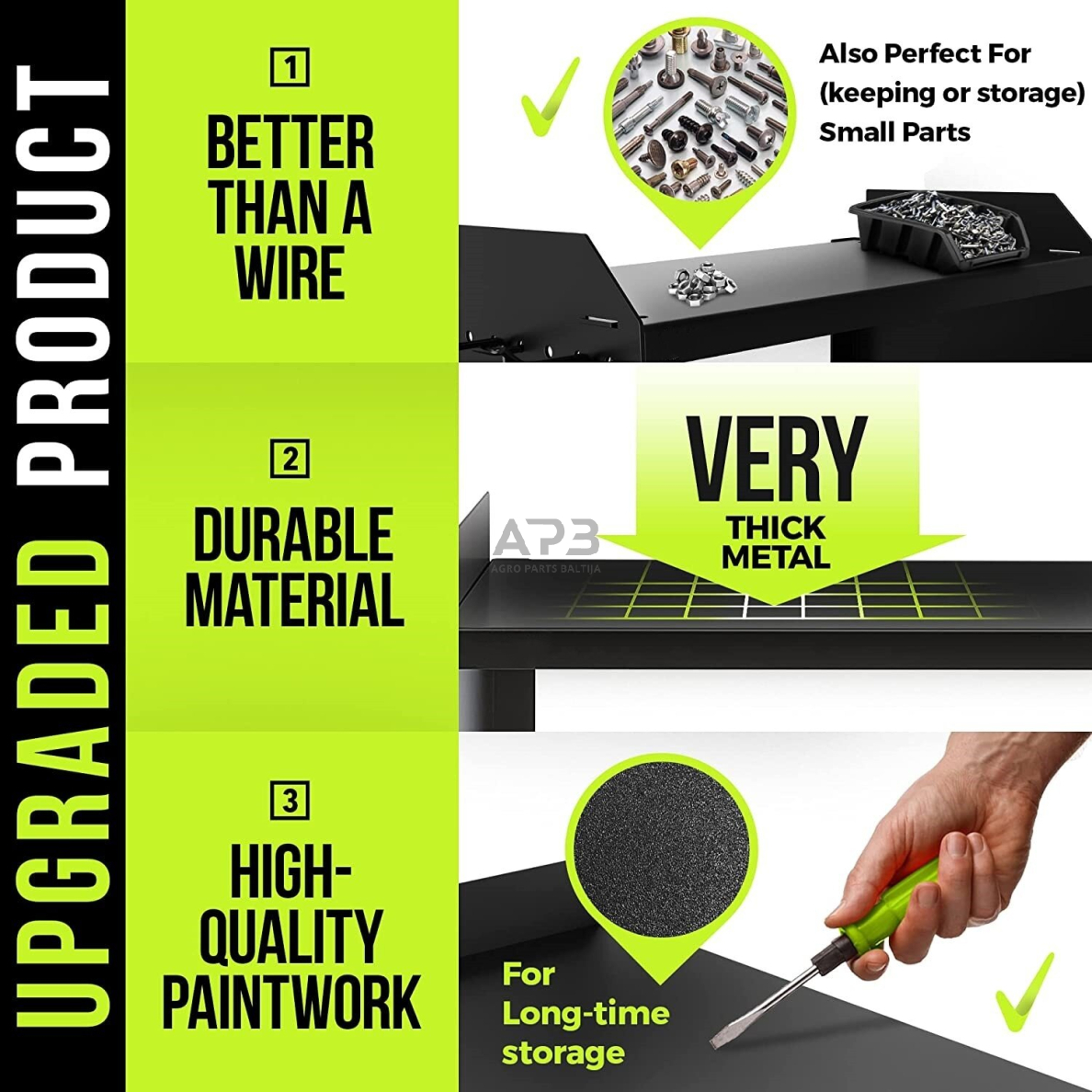 Pakabinama lentyna elektriniams įrankiams 452x200x307mm 3 Pakabinama lentyna elektriniams įrankiams 452x200x307mm 3