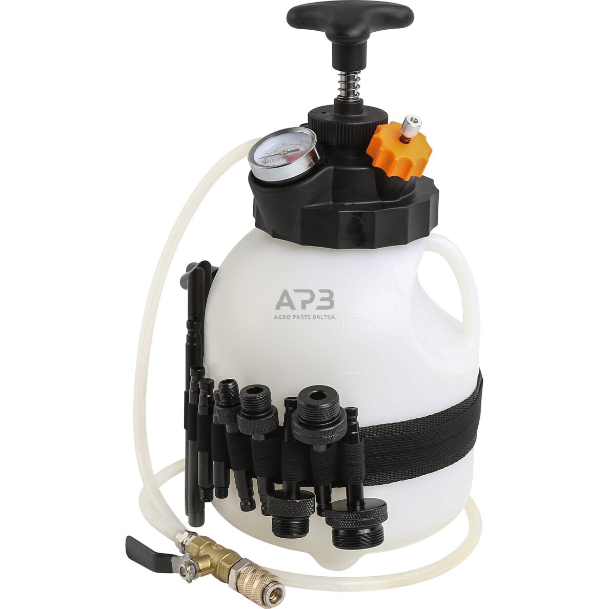 Pavarų dėžės tepalo užpildymo įrenginys 3l su ATF adapterių rinkiniu Pavarų dėžės tepalo užpildymo įrenginys 3l su ATF adapterių rinkiniu