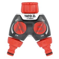 Paskirstytojas trišakis čiaupui-laistymo žarnai 3/4" - 1" Paskirstytojas trišakis čiaupui-laistymo žarnai 3/4" - 1"