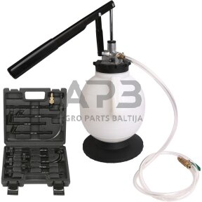 Pavarų dėžės tepalo keitimo įrenginys 7l su ATF adapterių rinkiniu