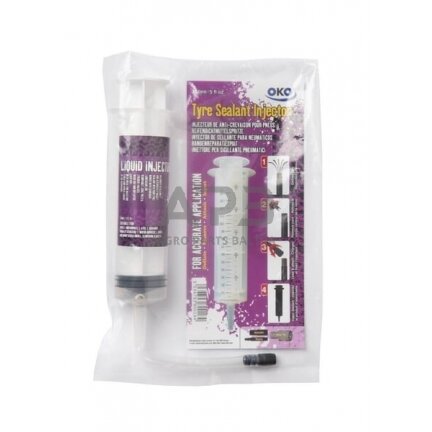 Padangų sandariklio švirkštas 150ml OKO WA72005 2 Padangų sandariklio švirkštas 150ml OKO WA72005 2