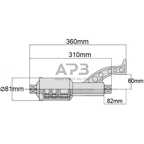 Padidintos jėgos rato raktas 1:64, prailgintas 1 Padidintos jėgos rato raktas 1:64, prailgintas 1