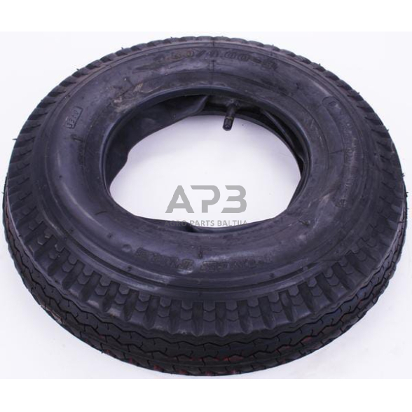 Padanga su kamera tiesiu ventiliu 4.00-8, V-47, 40084V47S Padanga su kamera tiesiu ventiliu 4.00-8, V-47, 40084V47S