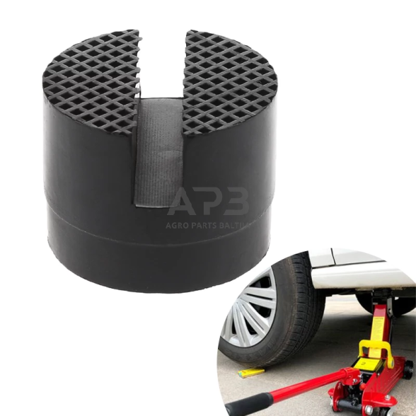 Padas guminis domkratui Ø51mm su išpjova pasitiprintas 1 Padas guminis domkratui Ø51mm su išpjova pasitiprintas 1