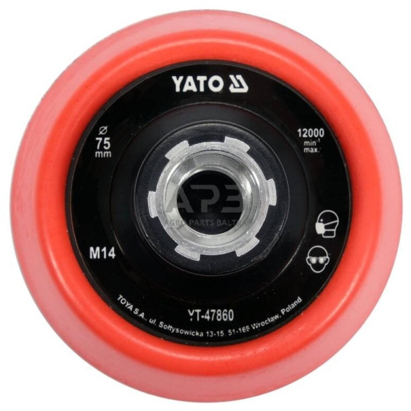 Padas kibus poliruokliui 75mm M14 1 Padas kibus poliruokliui 75mm M14 1