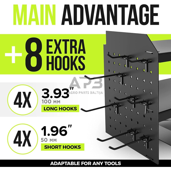 Pakabinama lentyna elektriniams įrankiams 452x200x307mm 4 Pakabinama lentyna elektriniams įrankiams 452x200x307mm 4