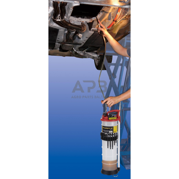 Pavarų dėžės tepalo keitimo įrenginys 6l su ATF adapterių rink. 2 Pavarų dėžės tepalo keitimo įrenginys 6l su ATF adapterių rink. 2