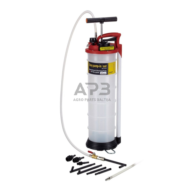 Pavarų dėžės tepalo keitimo įrenginys 6l su ATF adapterių rink.