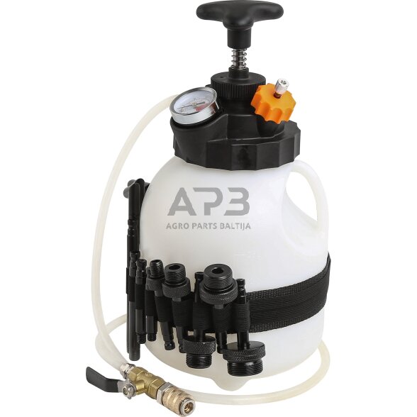Pavarų dėžės tepalo užpildymo įrenginys 3l su ATF adapterių rinkiniu