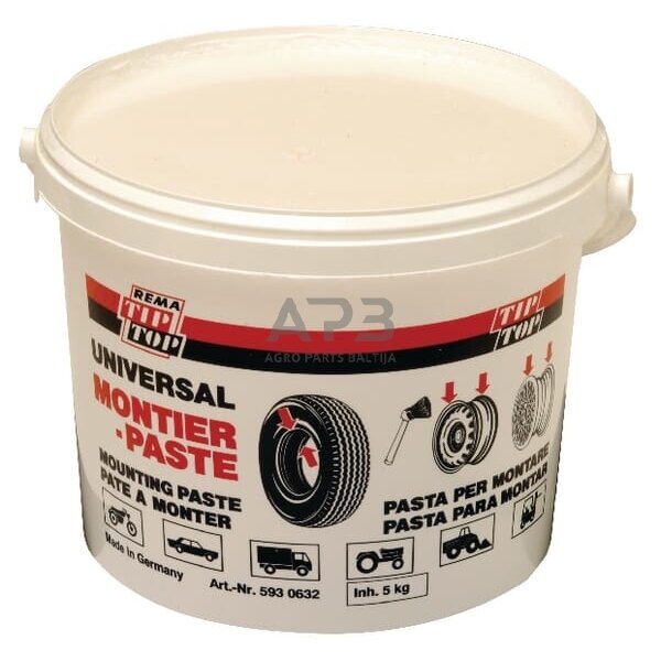 Padangų montavimo pasta 5 kg Rema Tip Top 5930632 Padangų montavimo pasta 5 kg Rema Tip Top 5930632