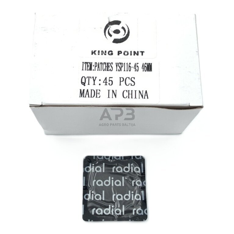 Padangų lopas kvadratinis 46mm (45vnt) 2 Padangų lopas kvadratinis 46mm (45vnt) 2