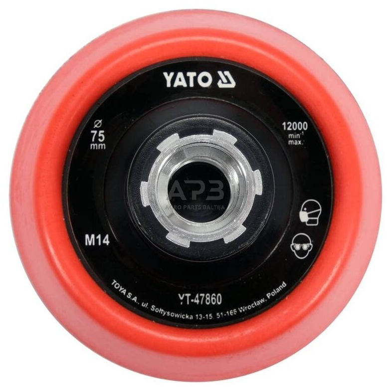 Padas kibus poliruokliui 75mm M14 1 Padas kibus poliruokliui 75mm M14 1