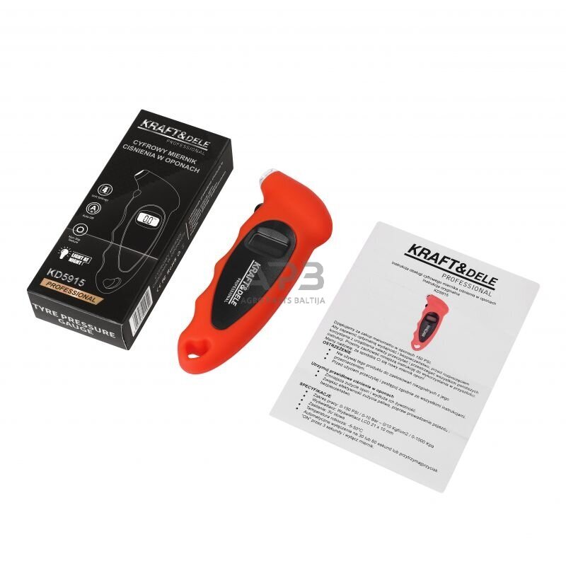 Padangų slėgio matuoklis skaitmeninis 4