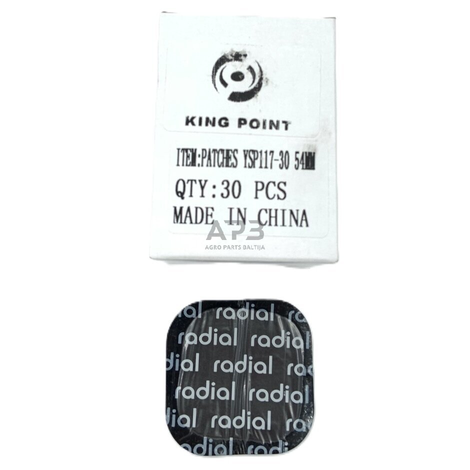 Padangų lopas kvadratinis 56mm (30vnt) 2 Padangų lopas kvadratinis 56mm (30vnt) 2