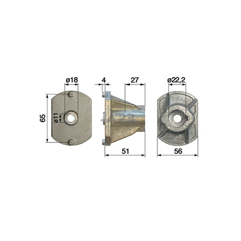 Peilio laikiklis Castel Garden CL434TR, CL484TR, CL434TRE, CL484TR R434TR,R434TRE,R484TR, R484TRE, NG414, NG464, NG504 89000012/0, 890000120, 89000002/0, 890000020, 22463011/0, 224630110, 22463012/1, 224630121, 22463014/0, 224630140, 1111-9168-01 1