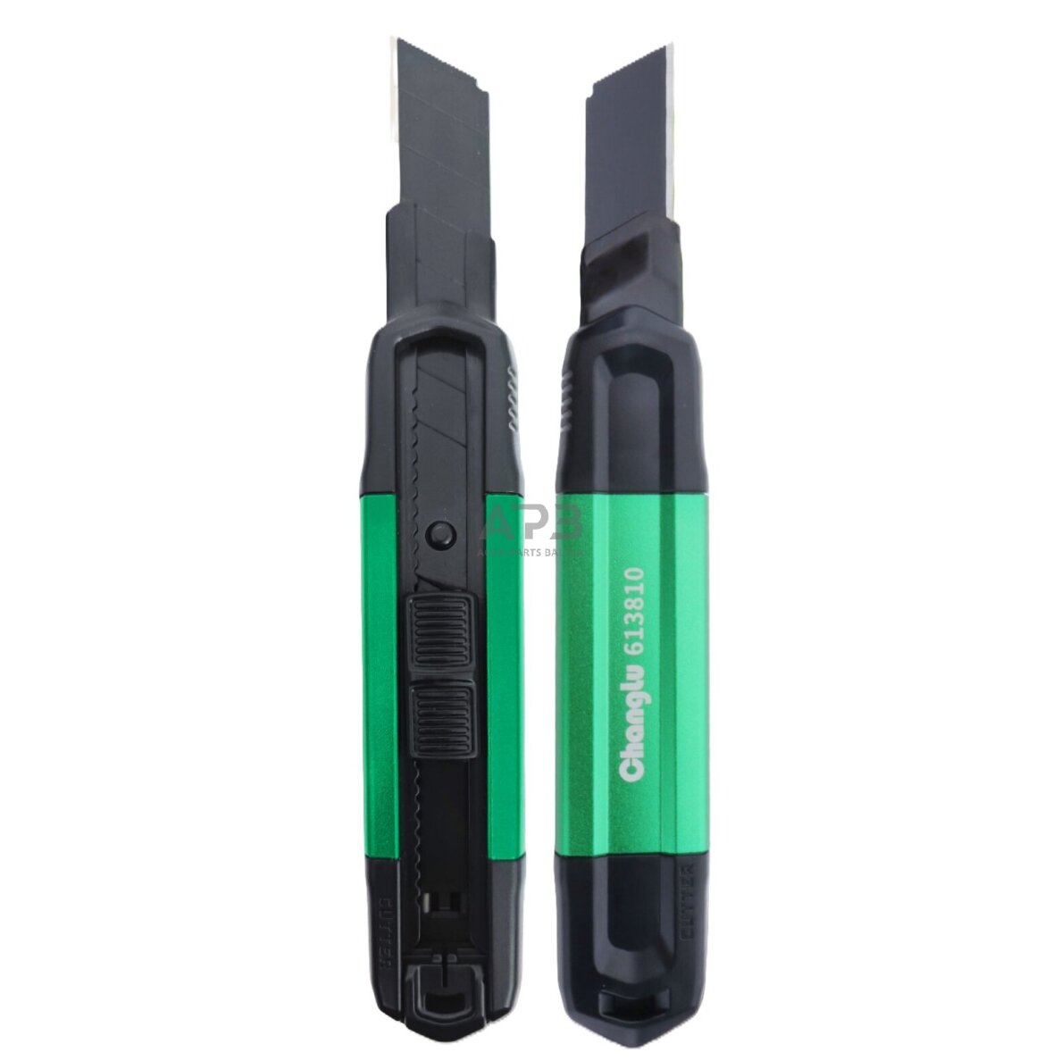 Peilis (aliuminis) su keičiama geležte 18mm 1 Peilis (aliuminis) su keičiama geležte 18mm 1