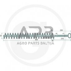 Peilis gyvatvorės žirklėms Stihl HS 45, 42287106051, 42287134310, 42287134110 820,00 mm