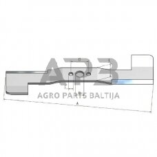 Peilis John Deere 431 mm Riders L120 / L130 pjaunamosios plotis 48 (122cm) GX20250, GX20568, GX20819