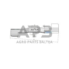 Peilis John Deere 406 mm M127466, 330-266, P6213406001