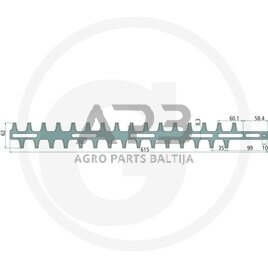 Peilis gyvatvorės žirklėms Stihl HL 45, HL 75, HL 75 K, HL 100, HLE 71, FH-KM, HL-KM, 42307106053, 42307106050, 42307106002 615,00 mm 1 Peilis gyvatvorės žirklėms Stihl HL 45, HL 75, HL 75 K, HL 100, HLE 71, FH-KM, HL-KM, 42307106053, 42307106050, 42307106002 615,00 mm 1