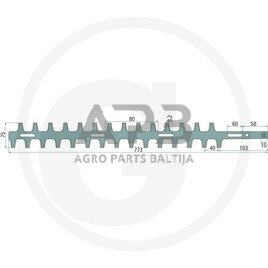 Peilis gyvatvorės žirklėms Stihl HS 72, HS 74, HS 75, HS 76, HS 80, HS 85, 42267106057, 42267106023, 42267106003 773,00 mm 1 Peilis gyvatvorės žirklėms Stihl HS 72, HS 74, HS 75, HS 76, HS 80, HS 85, 42267106057, 42267106023, 42267106003 773,00 mm 1