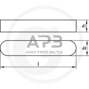 Peilio laikiklio pleištas AL-KO T 13-85 HD, T 13-102 HD, T 15-102 SPH-E, T 17-102 HD, T 18-102 HD, T 20-102 HDE, T 800, T 850, T 900, T 953A Comfort, T 954 HD-A Comfort, T 1000 Comfort, 701595