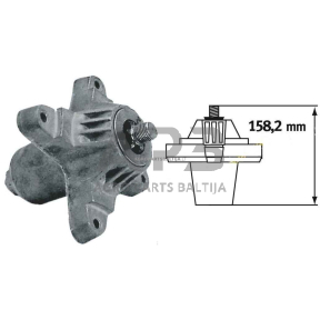 Peilio laikiklis Gutbrod pjaunamosios plotis F38 (96 cm), G42 (107 cm) 618-0138, 6180138, 618-0138A, 6180138A, 918-0138, 918-0138, 918-0138A, 9180138A, 918-0142, 9180142, 918-0142C, 9180142C, 618-0138A, 6180138A