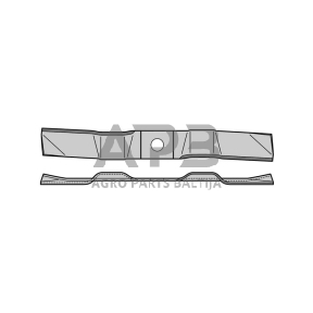 Peilis John Deere 495 mm M112991, AM100946, AM100991, M82408, M83459, M84472