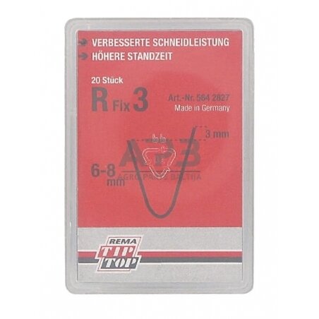 Peiliukai apvalūs (20x) Rema Tip Top 5642827 Peiliukai apvalūs (20x) Rema Tip Top 5642827