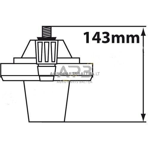 Peilio laikiklis Husqvarna GT 2248, GTH 2248, GTH 2548, YTH 1848XP, YTH 2448, YTH 2748, pjaunamosios plotis 48 (122 cm) modeliams po 2001 metų 532 17 43-56, 532174356, HU532174356, 174356 1 Peilio laikiklis Husqvarna GT 2248, GTH 2248, GTH 2548, YTH 1848XP, YTH 2448, YTH 2748, pjaunamosios plotis 48 (122 cm) modeliams po 2001 metų 532 17 43-56, 532174356, HU532174356, 174356 1