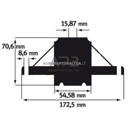 Peilio laikiklis Murray 12AG, 12,5AG, 18AG. Pjaunamosios plotis nuo 38 iki 52 LT ir nuo 46 iki 52 GT 20551, 24384, 24385, 90905, 92574, M90905, 492574, 492574MA, 692574, 424384 690488, 1001049, 1001049MA 1 Peilio laikiklis Murray 12AG, 12,5AG, 18AG. Pjaunamosios plotis nuo 38 iki 52 LT ir nuo 46 iki 52 GT 20551, 24384, 24385, 90905, 92574, M90905, 492574, 492574MA, 692574, 424384 690488, 1001049, 1001049MA 1