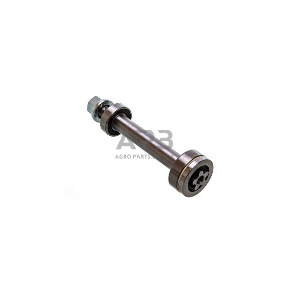 Peilio laikiklio velenas su guoliais Jonsered pjaunamosios plotis 36 (91 cm), 38 (96 cm), 42 (107 cm). Kairės pusės guoliavietė, penkiakampė žvaigždutė. Aukštis 179 mm 1 Peilio laikiklio velenas su guoliais Jonsered pjaunamosios plotis 36 (91 cm), 38 (96 cm), 42 (107 cm). Kairės pusės guoliavietė, penkiakampė žvaigždutė. Aukštis 179 mm 1