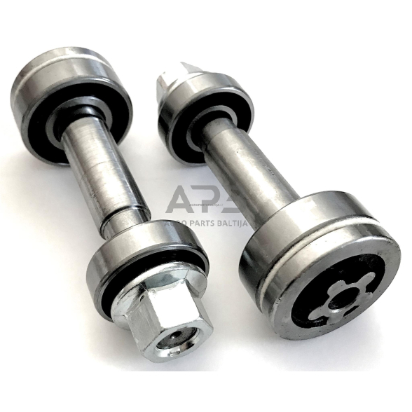 Peilio laikiklio velenas su guoliais Roper pjaunamosios plotis 38 (96 cm), 42 (107 cm). Dešinės pusės guoliavietė, penkiakampė žvaigždutė 126,80 mm Peilio laikiklio velenas su guoliais Roper pjaunamosios plotis 38 (96 cm), 42 (107 cm). Dešinės pusės guoliavietė, penkiakampė žvaigždutė 126,80 mm