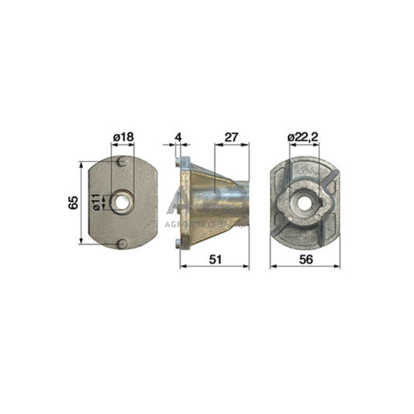 Peilio laikiklis Castel Garden CL434TR, CL484TR, CL434TRE, CL484TR R434TR,R434TRE,R484TR, R484TRE, NG414, NG464, NG504 89000012/0, 890000120, 89000002/0, 890000020, 22463011/0, 224630110, 22463012/1, 224630121, 22463014/0, 224630140, 1111-9168-01 1