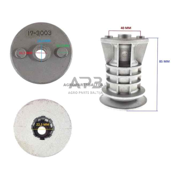 Peilio laikiklis Partner P3550 SD, P40-450 CDP, P51-675 CD alu, P53-675 CD alu, P6053 AD 1