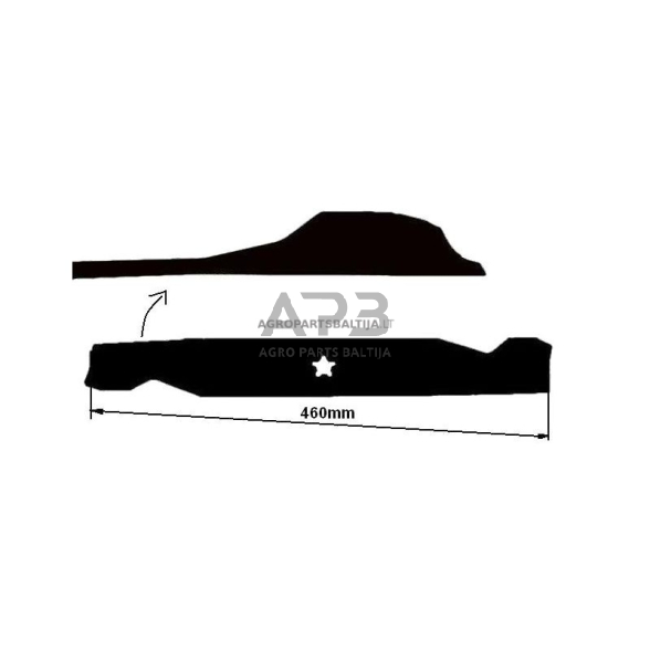 Peilis Mcculloch 460 mm pjaunamosios plotis 36 ( 91 cm ) MC1236 2 Peilis Mcculloch 460 mm pjaunamosios plotis 36 ( 91 cm ) MC1236 2