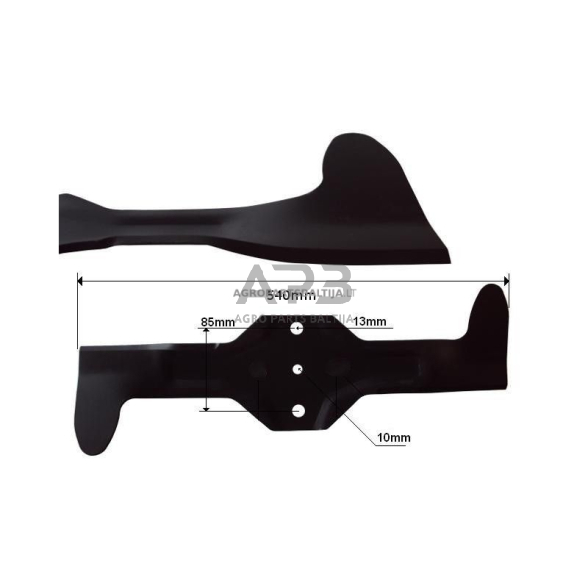 Peilis Mcculloch 540 mm kairinis pjaunamosios plotis 42 ( 107 cm ) M155B107HRB, M165107HRB, 185H107RB, M185107HRBK, 20H107RB, M200107HRB 1 Peilis Mcculloch 540 mm kairinis pjaunamosios plotis 42 ( 107 cm ) M155B107HRB, M165107HRB, 185H107RB, M185107HRBK, 20H107RB, M200107HRB 1