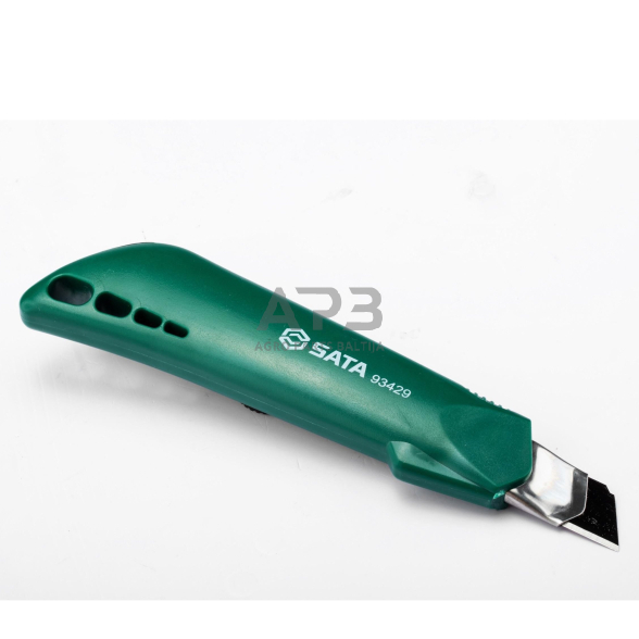 Peilis plastikine rankena su keičiama geležte 18mm 5 Peilis plastikine rankena su keičiama geležte 18mm 5