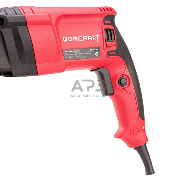 Perforatorius 900W SDS+ su priedais (plastikinė dėžė) 3 Perforatorius 900W SDS+ su priedais (plastikinė dėžė) 3