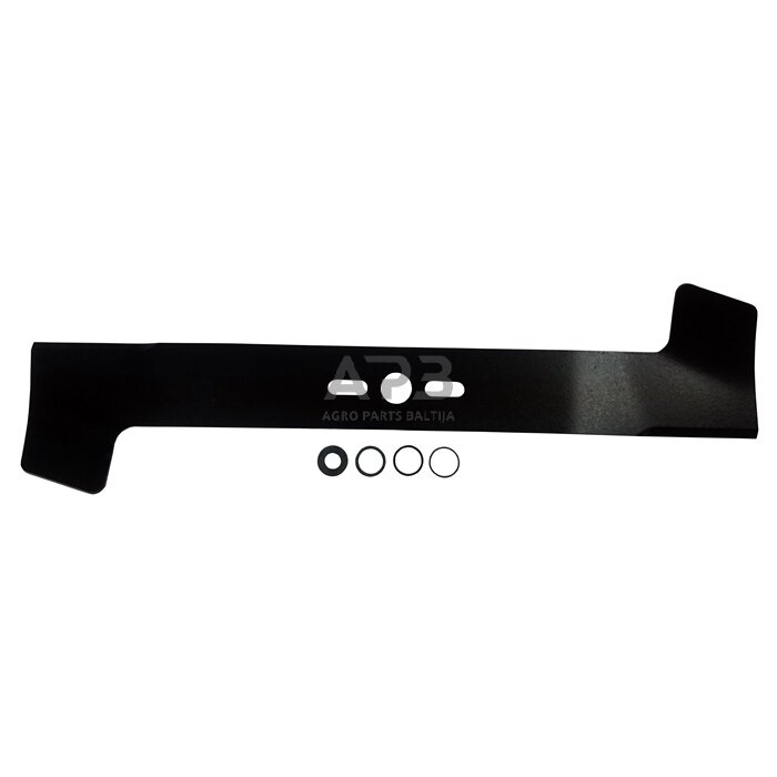 Peilis universalus su sparneliais 430 mm pjaunamosios plotis 17 (43 cm), centrinė skylė 20,5 mm + keturios poveržlės 10 mm, 16 mm, 17 mm, 18 mm Peilis universalus su sparneliais 430 mm pjaunamosios plotis 17 (43 cm), centrinė skylė 20,5 mm + keturios poveržlės 10 mm, 16 mm, 17 mm, 18 mm