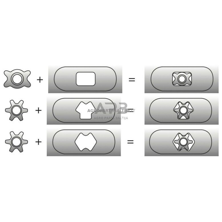 Peilis Partner 425 mm pjaunamosios plotis 48 ( 122 cm ) P18122H 2