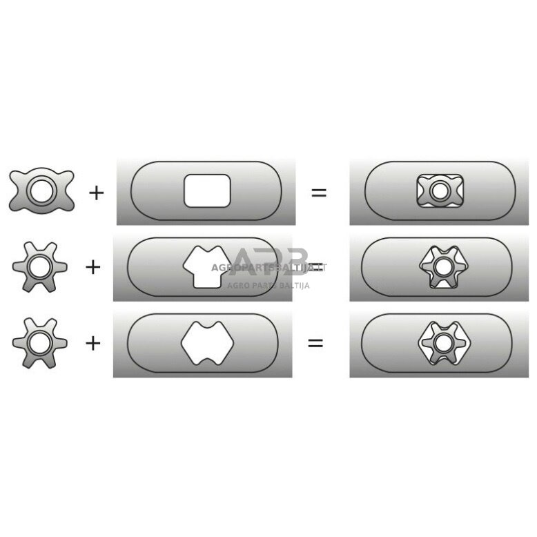 Peilis MTD 525 mm 4223-400, 4223-094, 6155-488 3 Peilis MTD 525 mm 4223-400, 4223-094, 6155-488 3